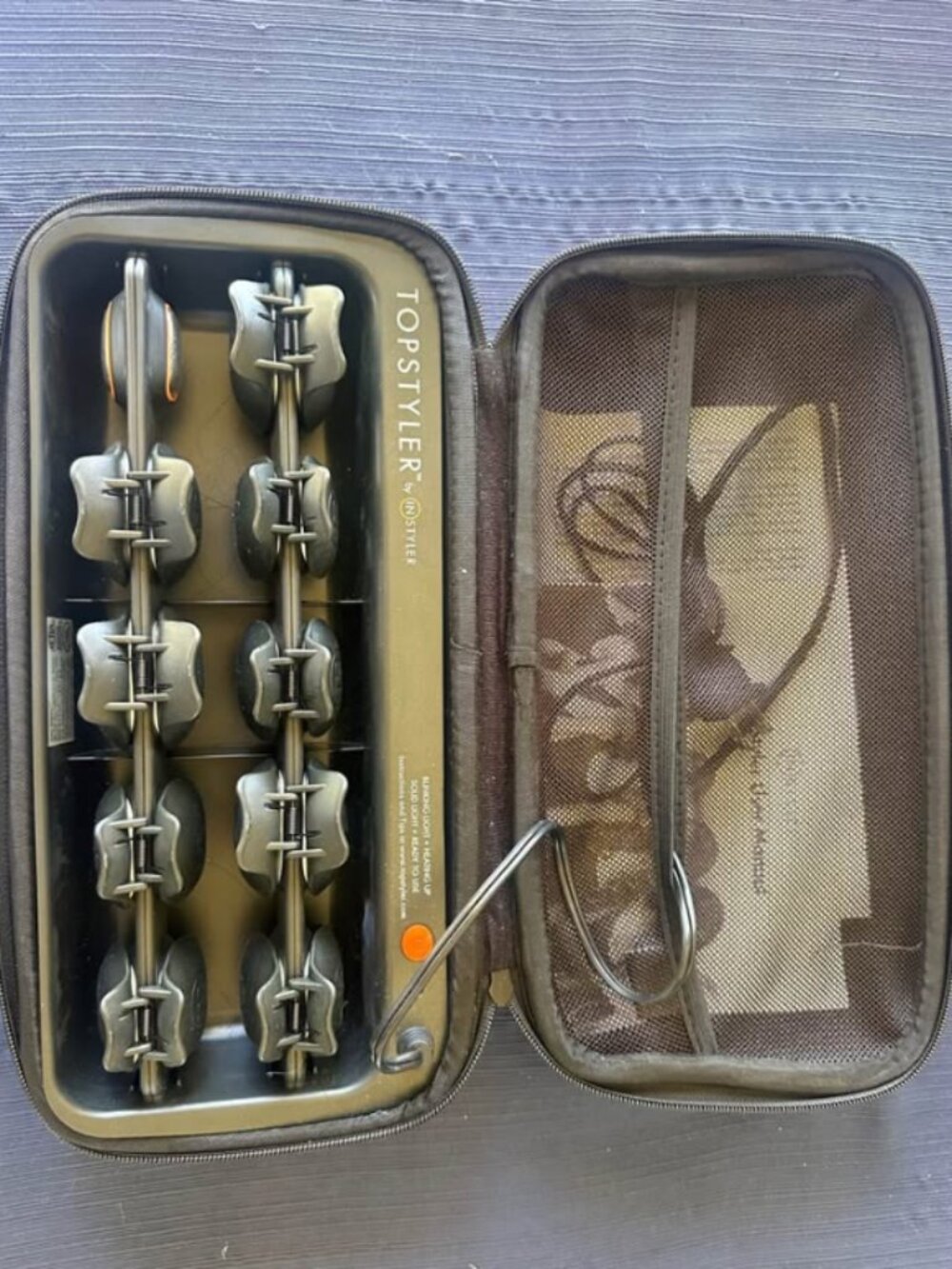 TopStyler by InStyler Heated Ceramic Curling Shells with Case